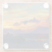 日没 ガラスコースター (裏面)