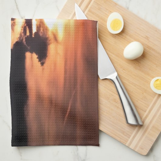 日没 キッチンタオル (四つ折り)