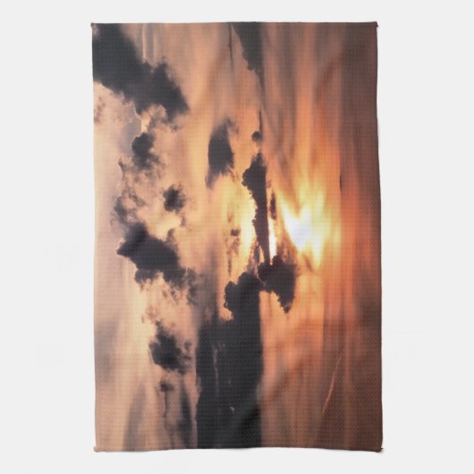 日没 キッチンタオル (縦)