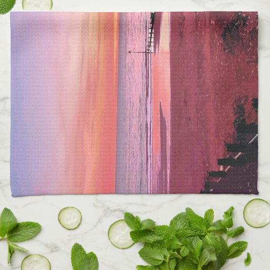 日没 キッチンタオル (折り畳み)