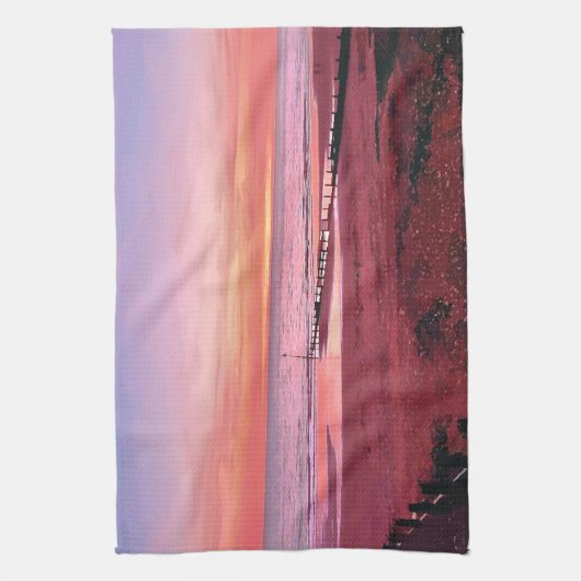 日没 キッチンタオル (縦)