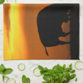 日没 キッチンタオル (折り畳み)