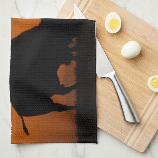 日没 キッチンタオル (四つ折り)