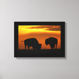 日没 キャンバスプリント