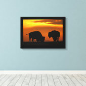 日没 キャンバスプリント (インサイチュ (ウッドフロア))