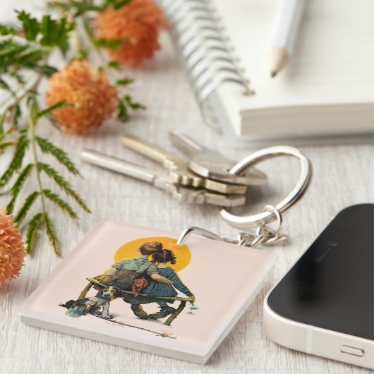 日没 キーホルダー (正面右)