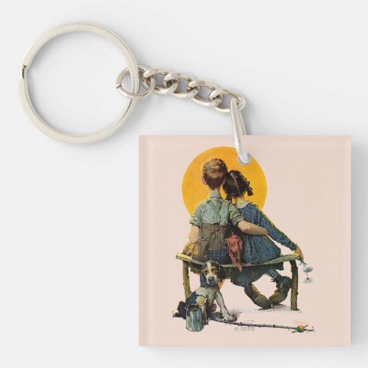 日没 キーホルダー (正面)