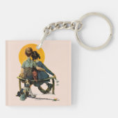 日没 キーホルダー (裏面)