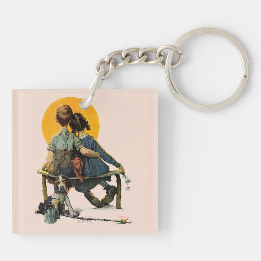 日没 キーホルダー (裏面)