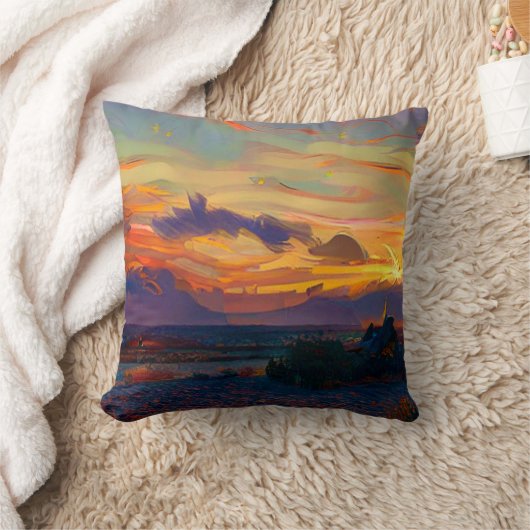 日没 クッション (ブランケット)