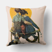 日没 クッション (裏面)