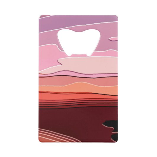 日没 クレジットカード栓抜き (正面)