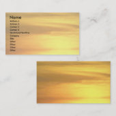 日没、クーリッジ、アリゾナ、U.の家のグランデ台なし 名刺 (正面/裏面)