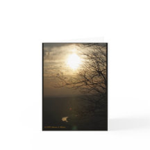 日没: スカイラインドライブからのShenandoahの川