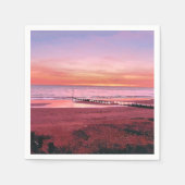 日没 スタンダードカクテルナプキン (正面)