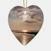 日没 セラミックオーナメント (左)