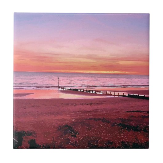 日没 タイル (正面)