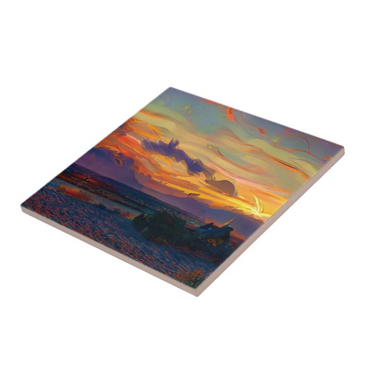 日没 タイル (側面)