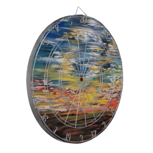 日没 ダーツボード (正面左)