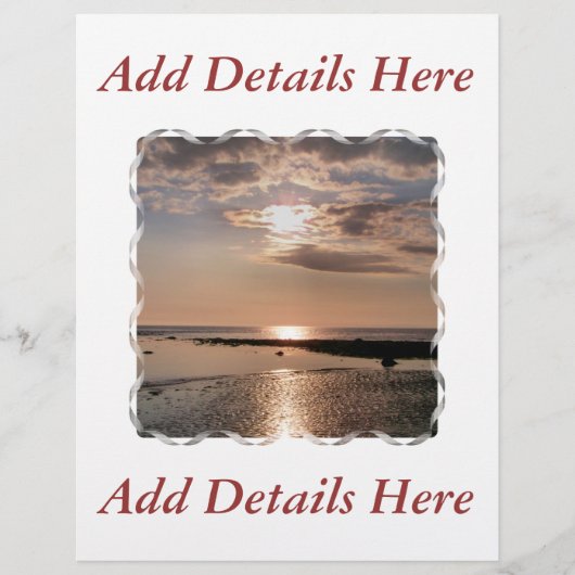 日没 チラシ (正面)