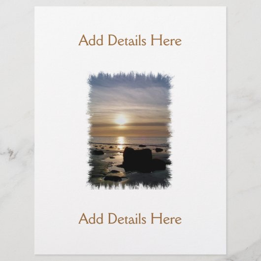 日没 チラシ (正面)