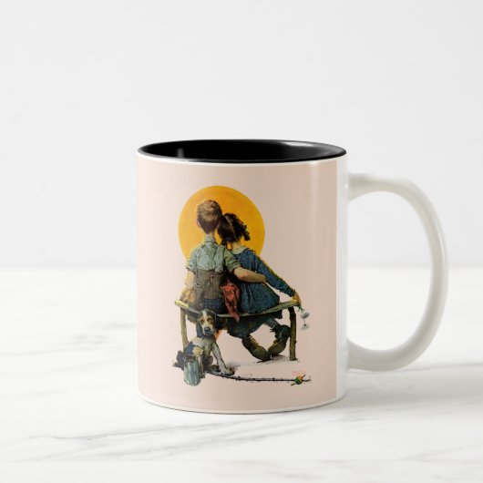 日没 ツートーンマグカップ (右)