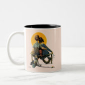 日没 ツートーンマグカップ (左)