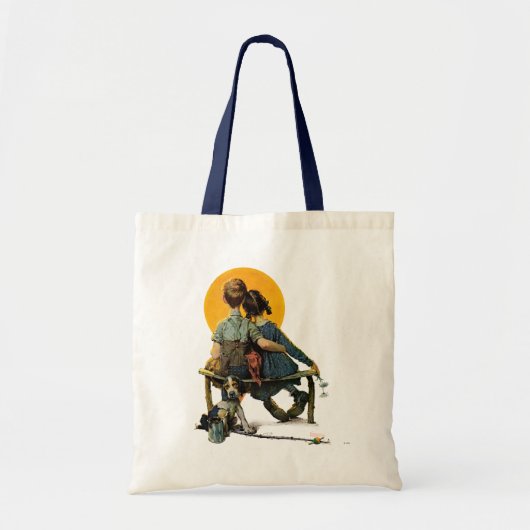 日没 トートバッグ (正面)