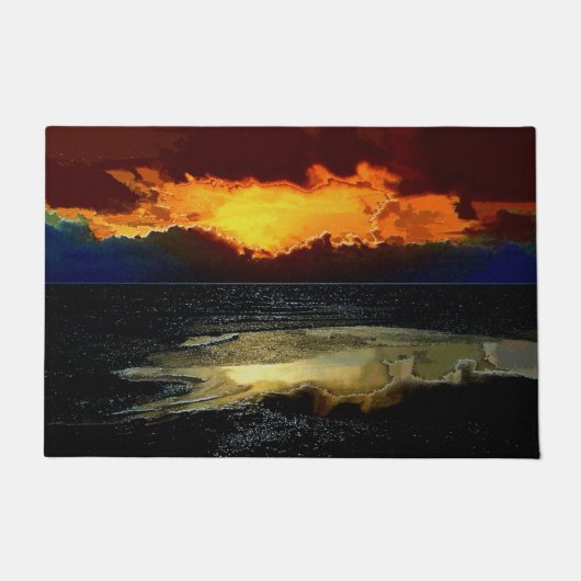 日没 ドアマット (正面)