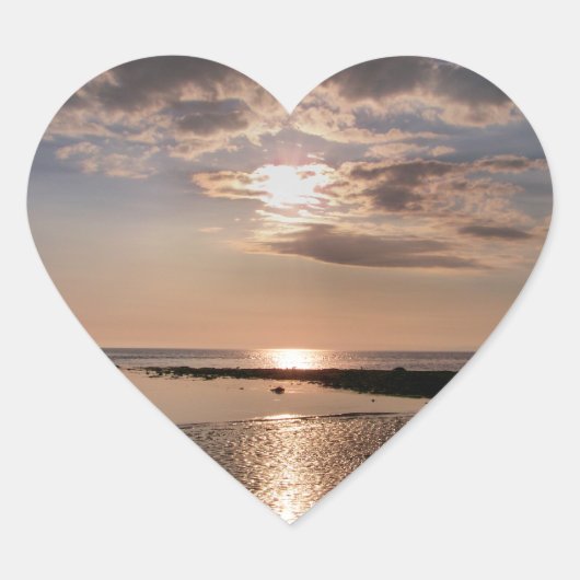 日没 ハートシール (正面)