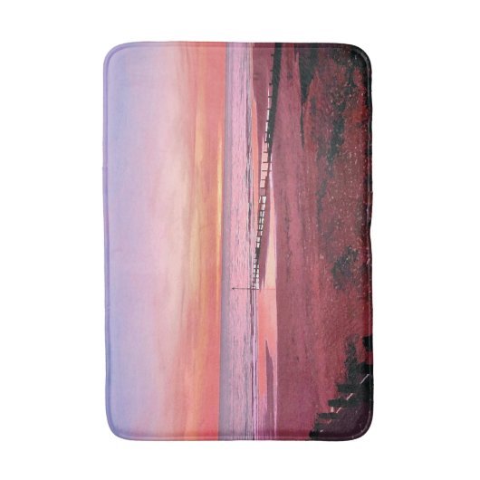 日没 バスマット (正面縦)