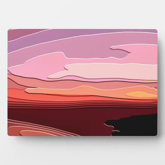 日没 フォトプラーク (正面)