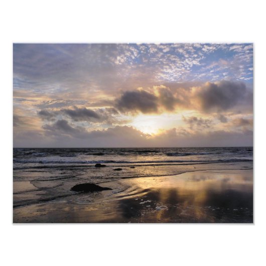 日没 フォトプリント            (正面)