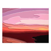 日没 フォトプリント            (正面)