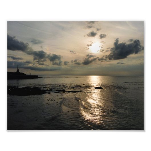 日没 フォトプリント            (正面)