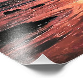 日没 フォトプリント            (角)