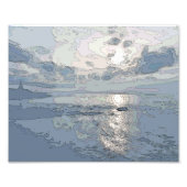 日没 フォトプリント            (正面)