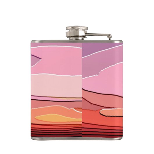 日没 フラスク (裏面)