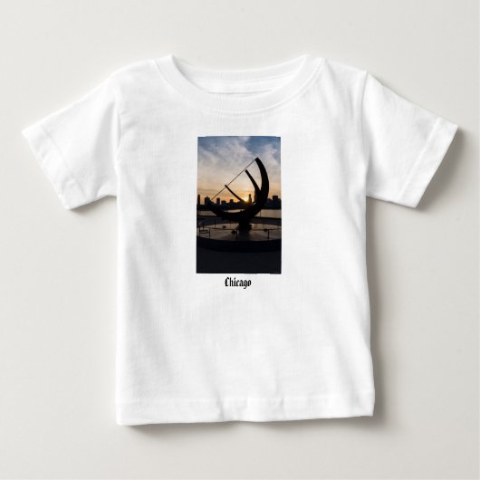 日没 ベビーTシャツ (正面)