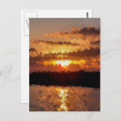 日没 ポストカード (正面/裏面)