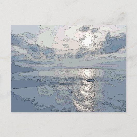 日没 ポストカード (正面)