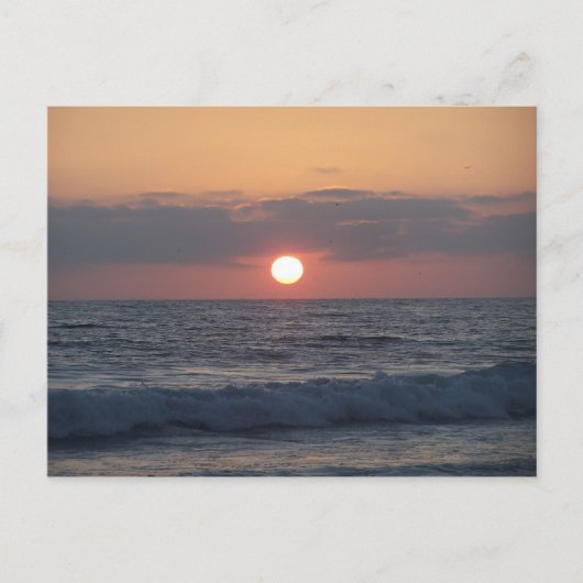 日没 ポストカード (正面)