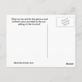 日没 ポストカード (裏面)