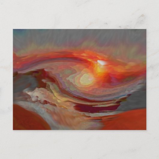 日没 ポストカード (正面)