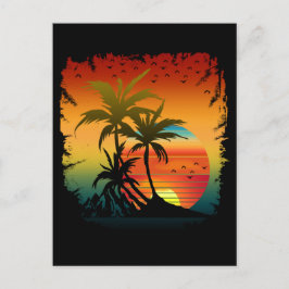 日没 ポストカード