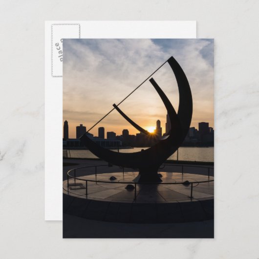 日没 ポストカード (正面/裏面)