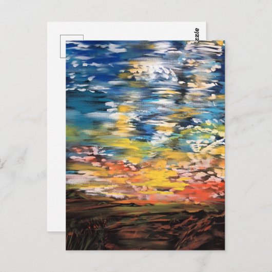 日没 ポストカード (正面/裏面)