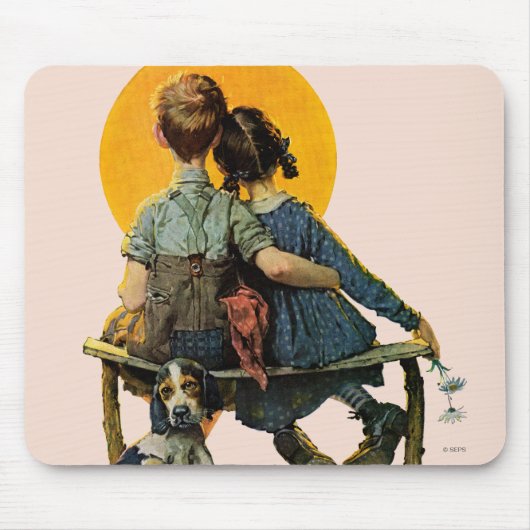 日没 マウスパッド (正面)