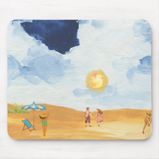 日没 マウスパッド (正面)