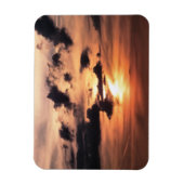 日没 マグネット (縦)